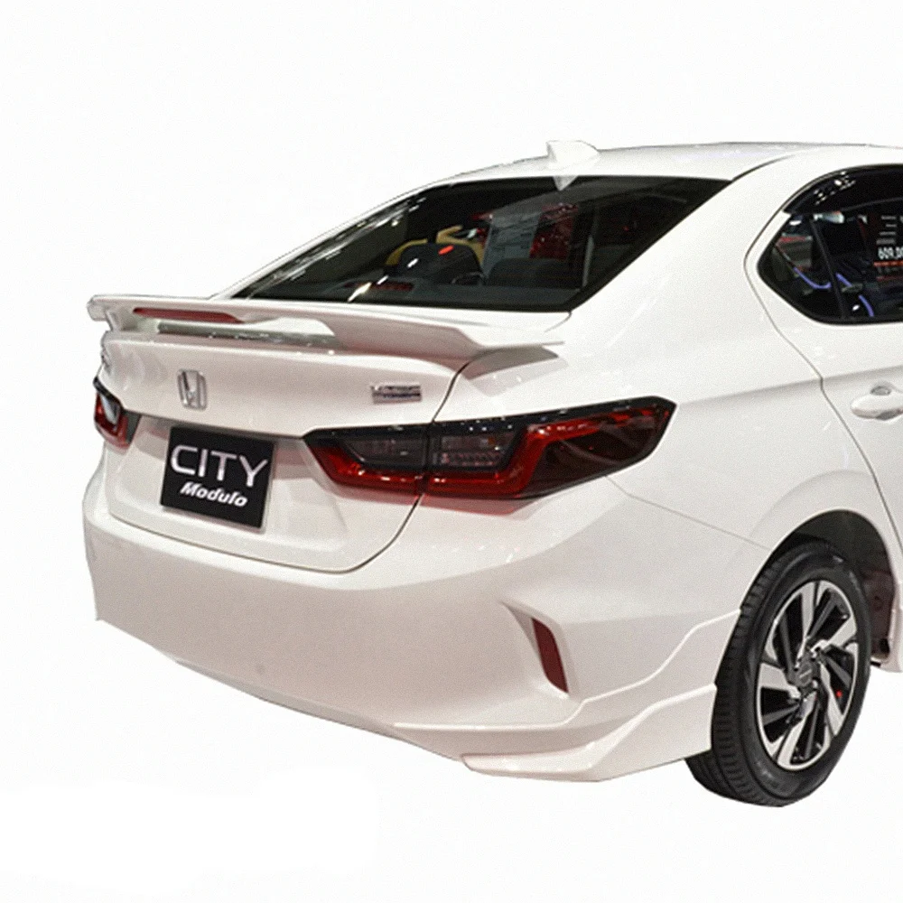 CZJ для HONDA CITY 2020 2021 + Автомобильный задний спойлер с тормозной лампой