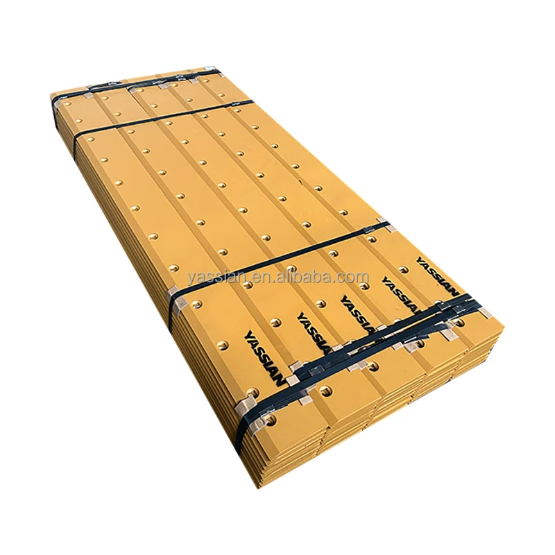 YASSIAN grader attachments 15 holes tower crane small tractor tools industrial parts motor grader cutting edge