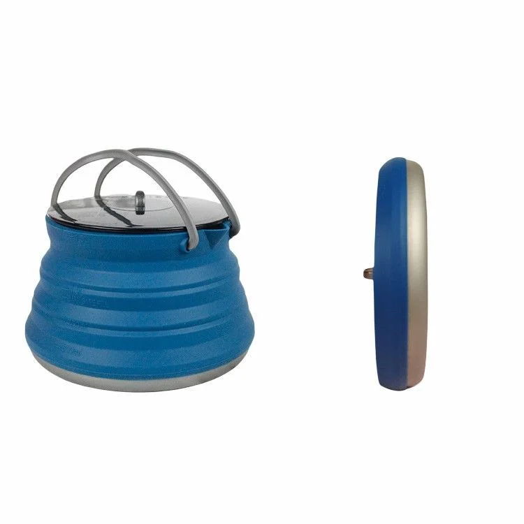 Easy Carry Portable Drinking Foldable Silicone Folding Cup Collapsible Bottle Water Kettle