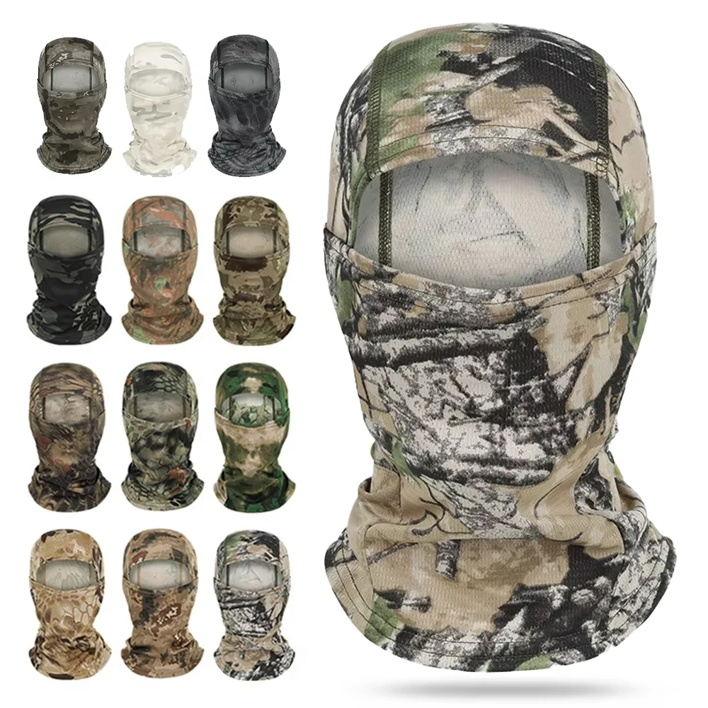UV Protection Face Mask Motorcycle Windproof Camouflage Fishing Face Cover Balaclava