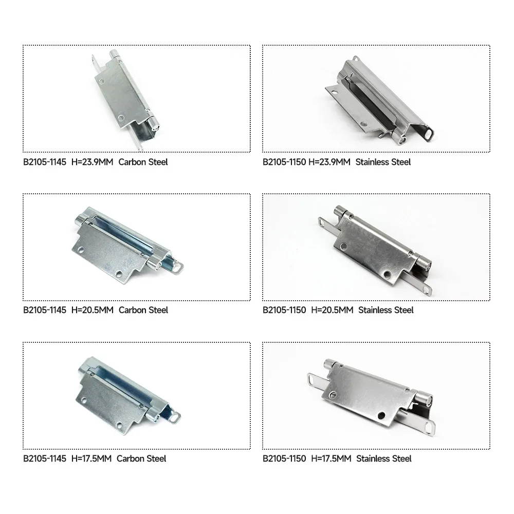 Thcoo Stainless Steel Detachable Hidden Hinge Concealed Hinges for Electrical Cabinet Door