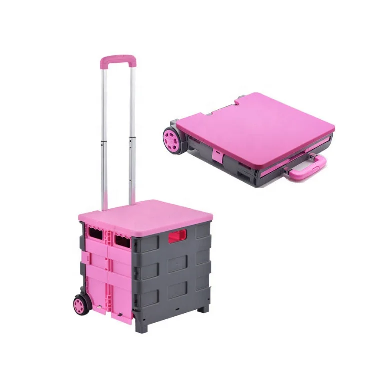 45 л Пластиковая Складная и складная корзина для покупок