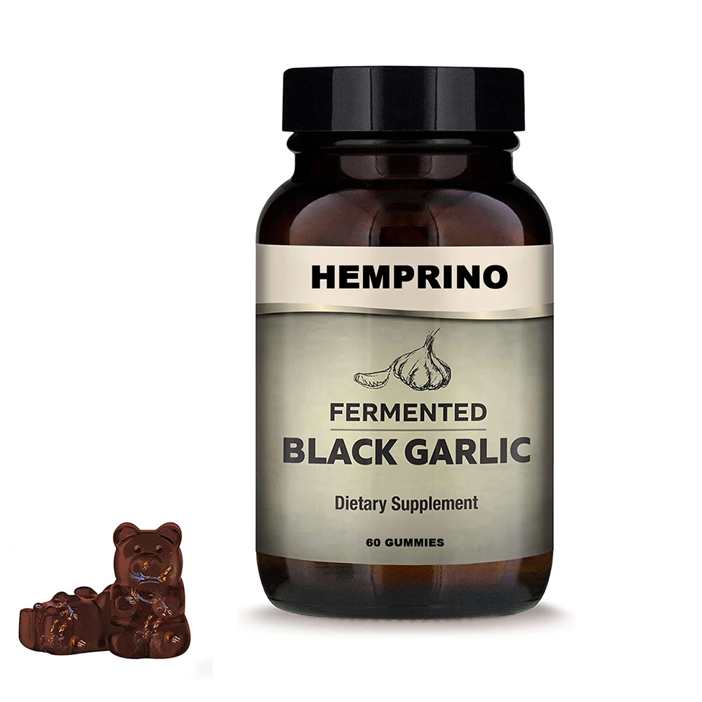 Bear Gummy Fermented Black Garlic Gummies With Asian Ginseng Root Immune Booster System Supplements