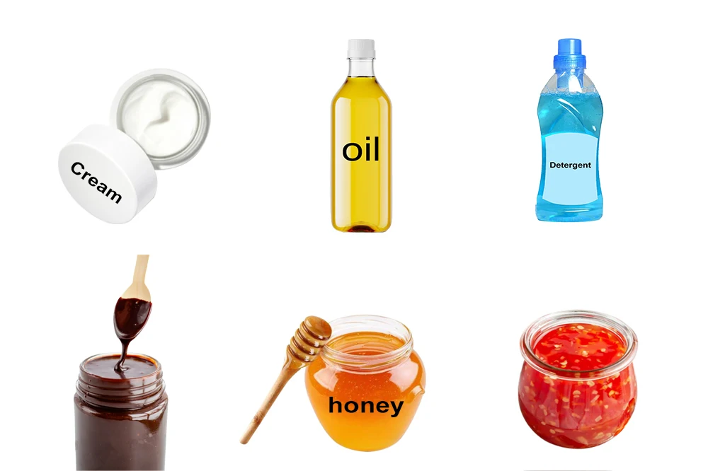HZPK chili sauce peanut butter olive oil cream jars lubricant bottle filling machines small semi automatic