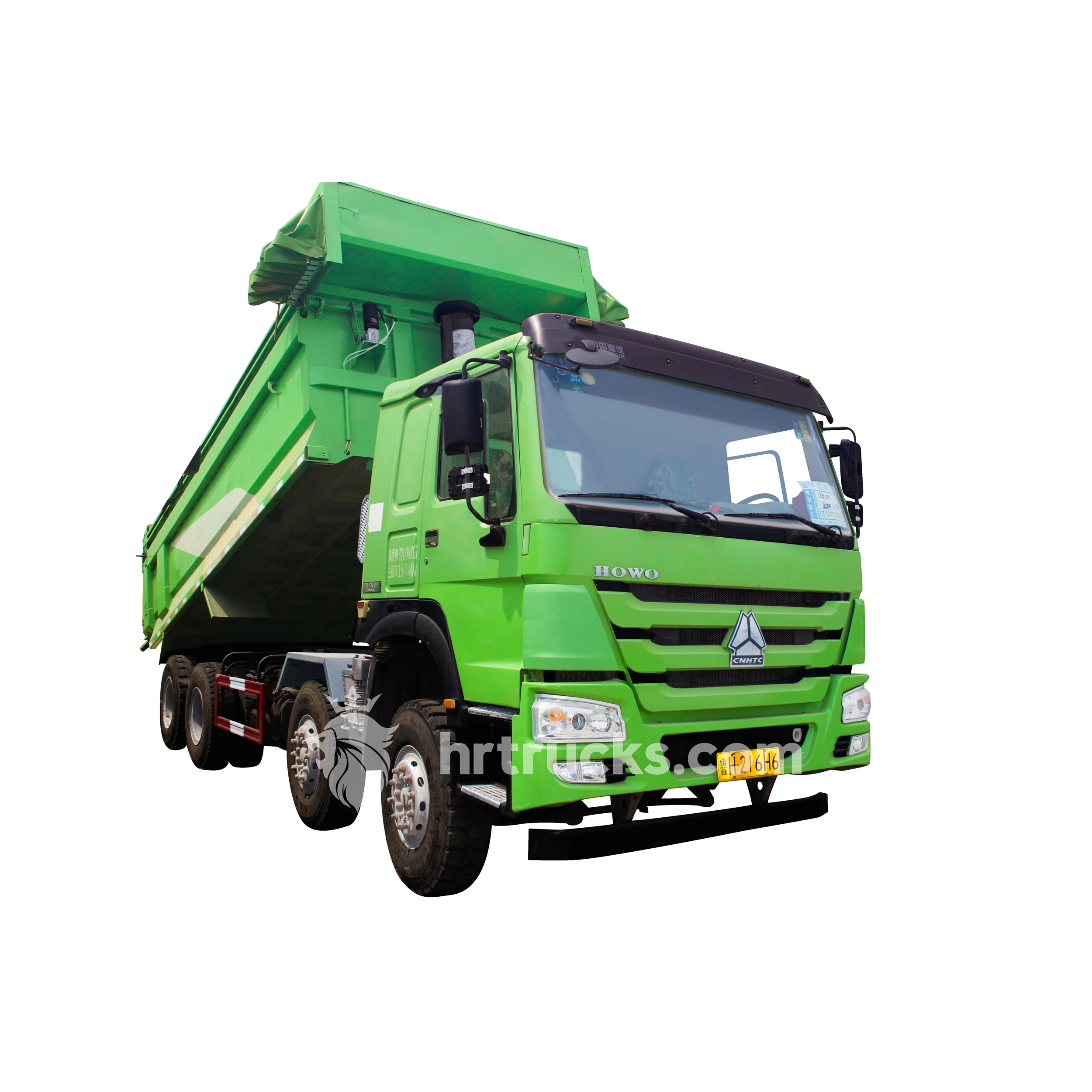 Howo 380Hp Used 8x4 Dump Truck Diesel Fuel Manual/Automatic Transmission Weichai Engine Fast Euro 3 Construction Use 6x4 8x4