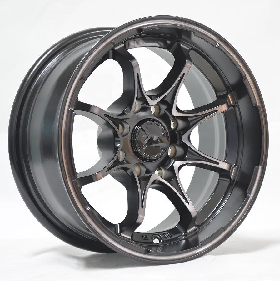 13x6 14x6.5 inch rims for car 100 114.3 PCD VIA JWL quality standard CB 73.1 100% balance tested on sale