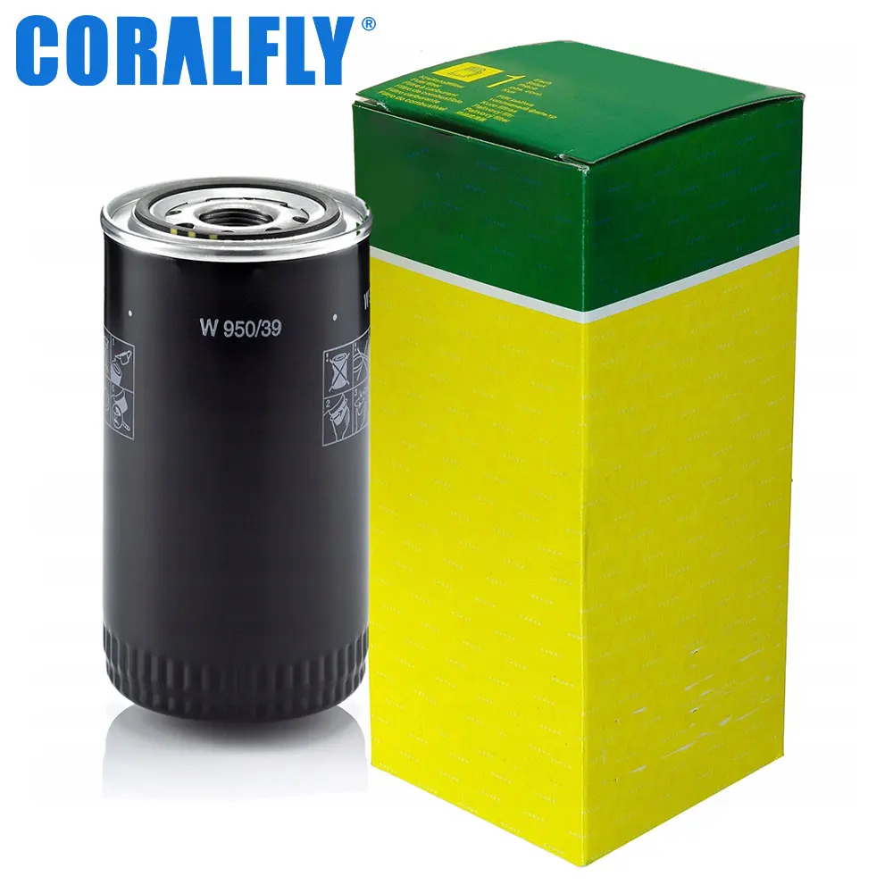 Wholesale Excavator Truck Diesel Engine Parts W950 Oil Filter W950/39 For Mann Filter
