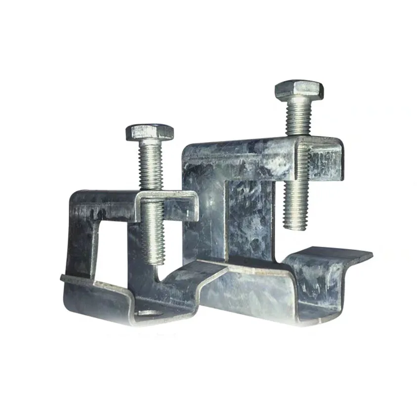 Galvanized Farmwork Meallable Iron Steel Threaded Rod Beam Clamp
