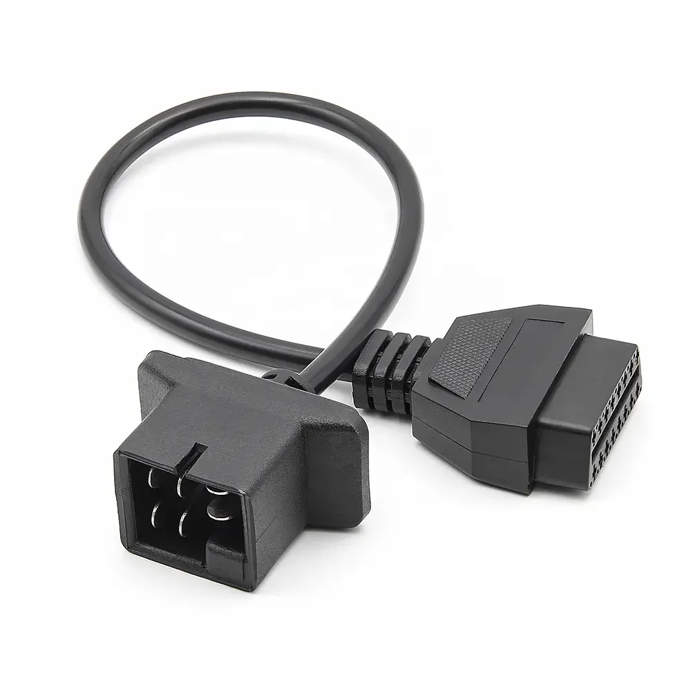 OBD Connecting Cable 6PIN Male To 16PIN Female OBD2 Connector Cable OBD2 Cable Compatible