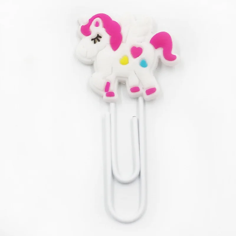 soft unicorn  Bookmarks Page Holder Memo Photo Clip