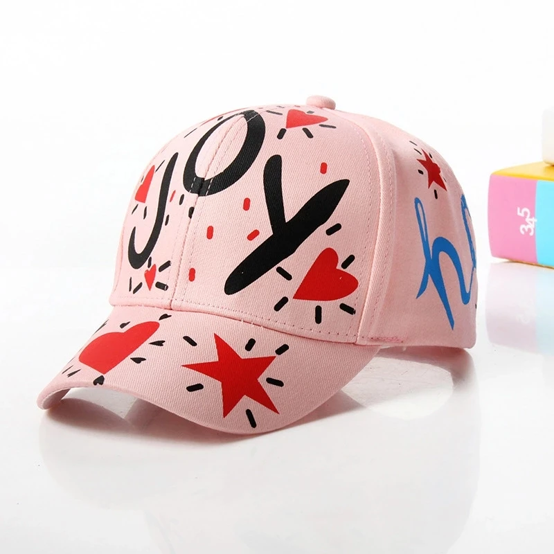 2021sunscreen baseball cap parent-child hat personality street dance graffiti hip-hop cap