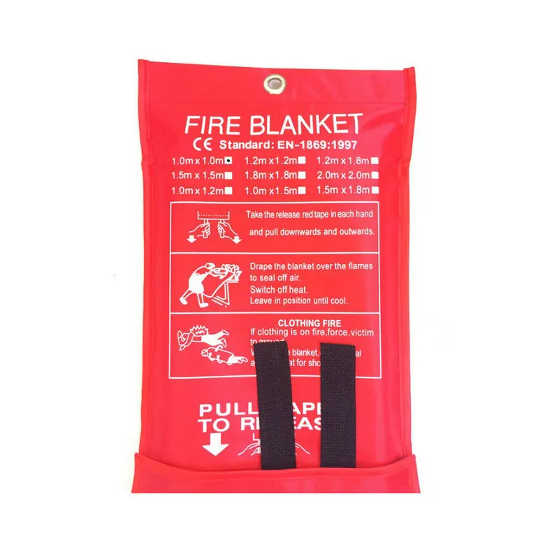 2024 JQ Fire Emergency Extinguisher Blanket Flame Retardant Blanket Fire for Home Kitchen School Grill Car Office Warehouse