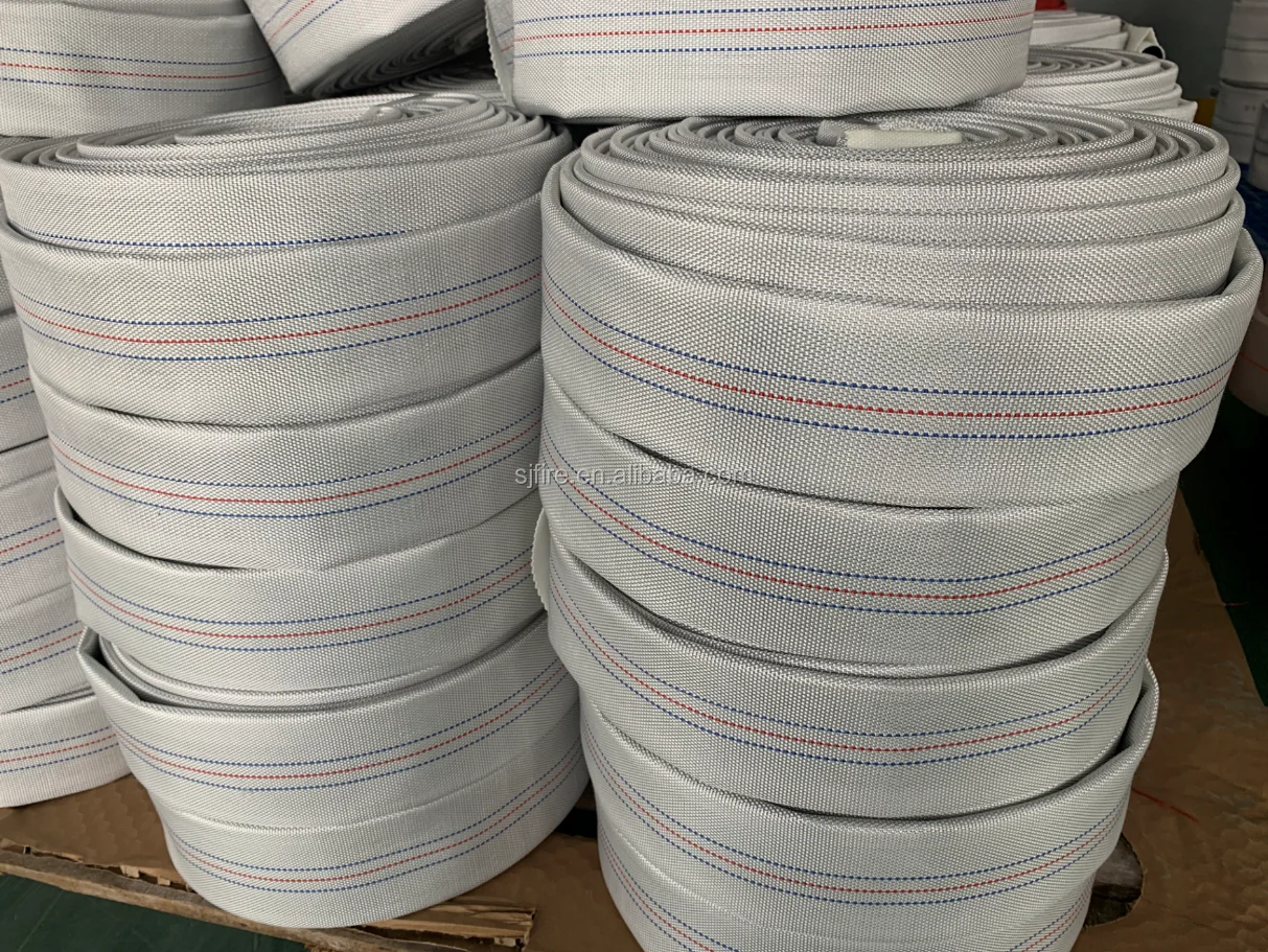 High temperature pressure 2inch pvc line canvas fire hose