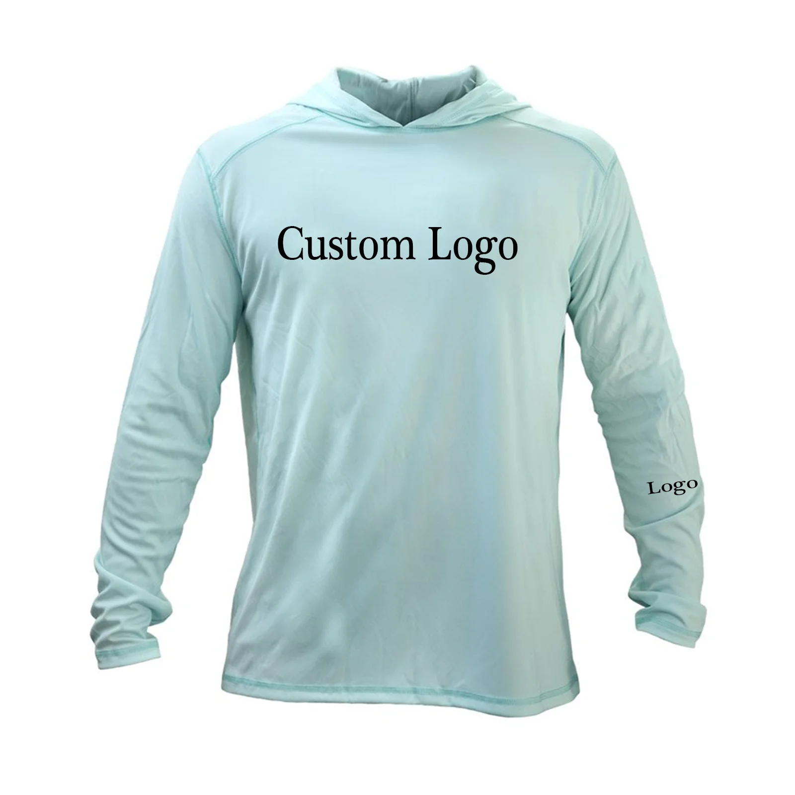 High Elasticity Men Tops Custom 22 Summer UV Fishing Shirt Hoodie Digital Sublimation Quick Dry Fishing Suit