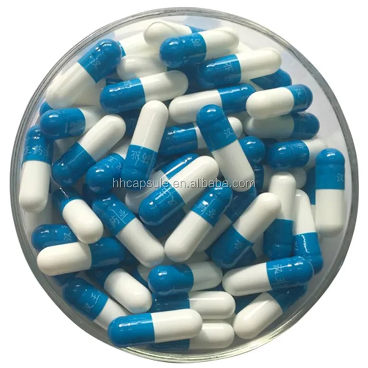 size 0 empty vegetable capsule transparent color