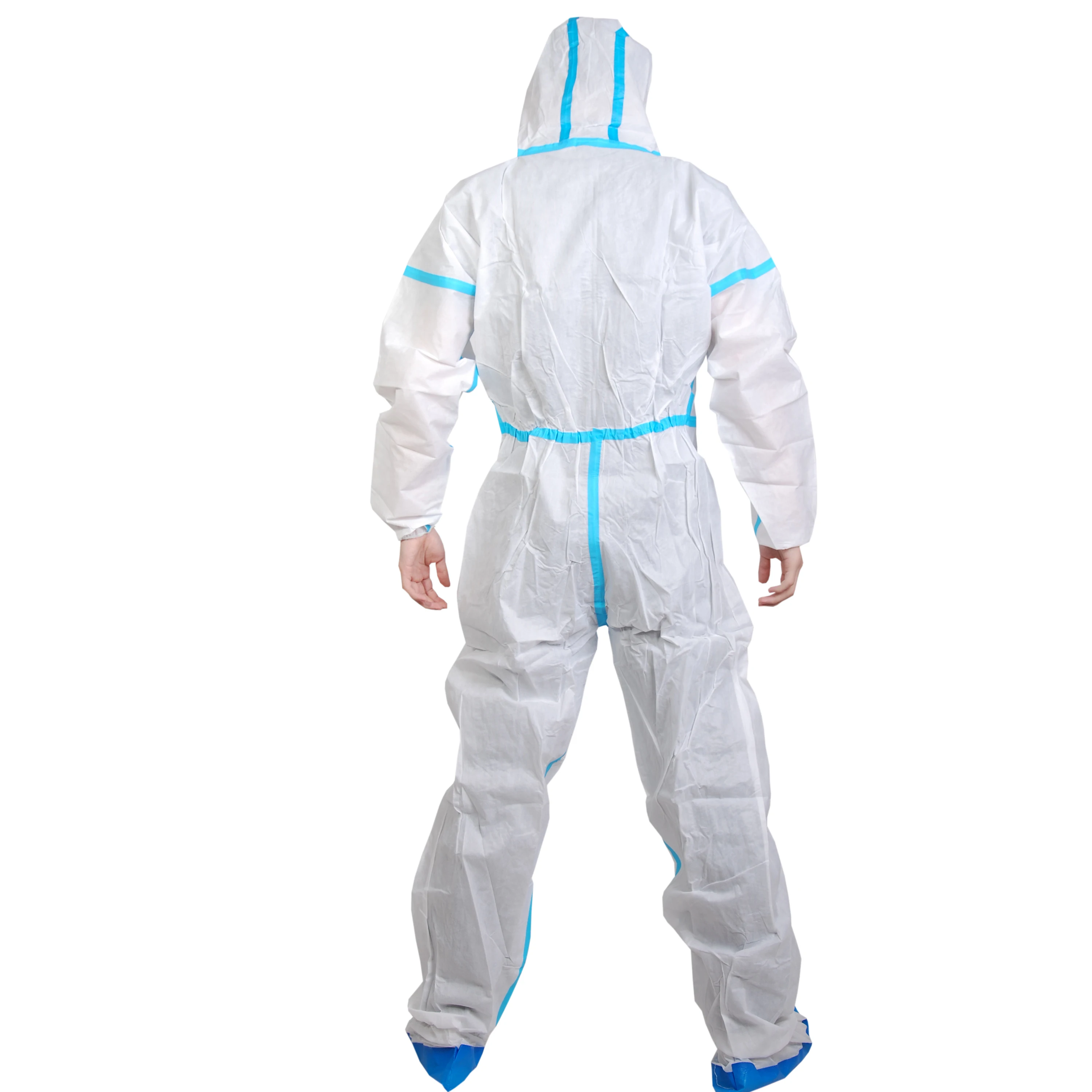 Protective Suit Disposable Waterproof Microporous Workwear Uniform Overall