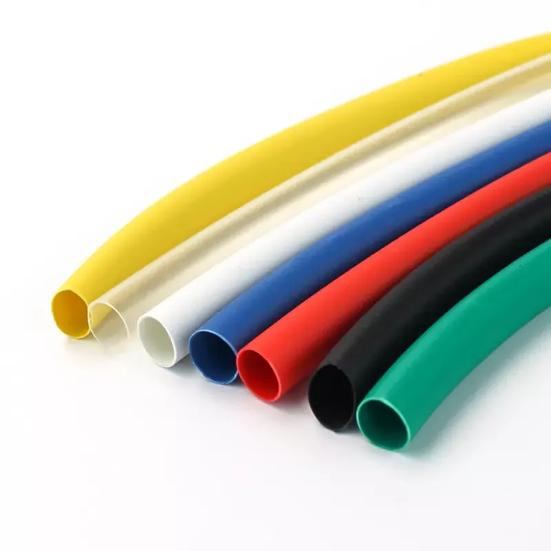 Yellow Green Heat Shrinkable Tube For Cable Mark Heat shrink sleeve shrinkable tube