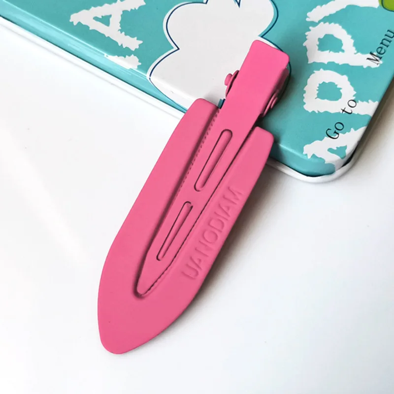 Wholesale Custom logo Daily Hairdressing 7cm Metal Hair Pins Gold Makeup No Crease Bend Creaseless Hair Clips Hairpins For Women