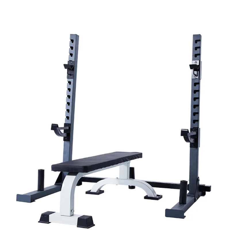 Commercial Use Best Sale Barbell Squat Rack with Dumbbell Bench