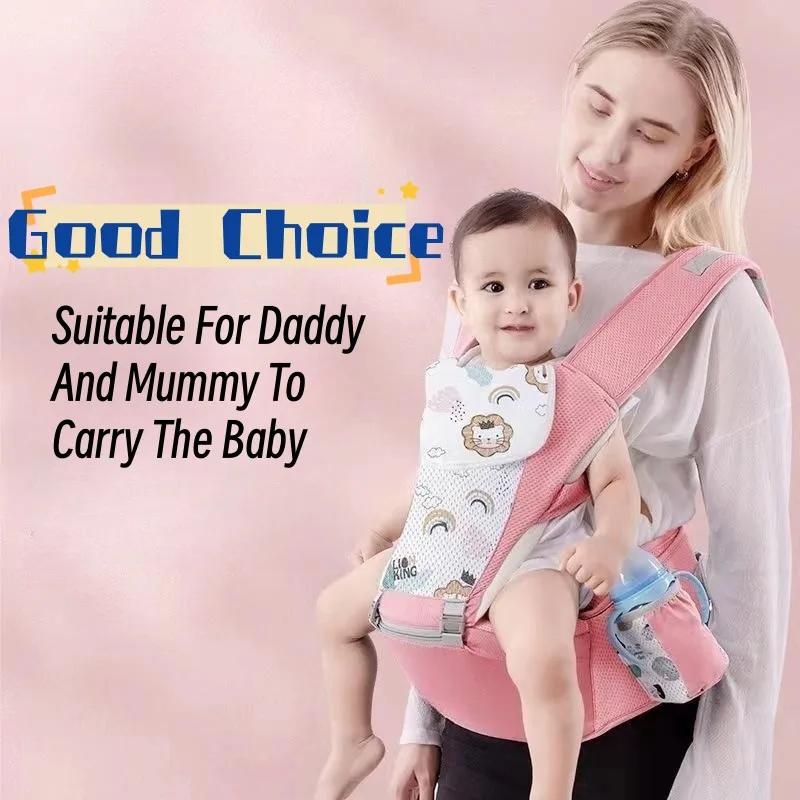 Ergonomic Design Carrying Sling Pack For Newborn To Toddler Hands-Free Baby Carrier Wrap