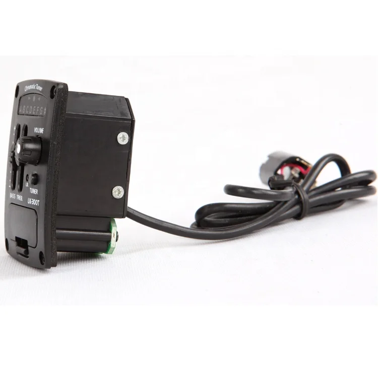 UK-300T Hot sale 2 band LED Ukulele guitar pickups with tuner