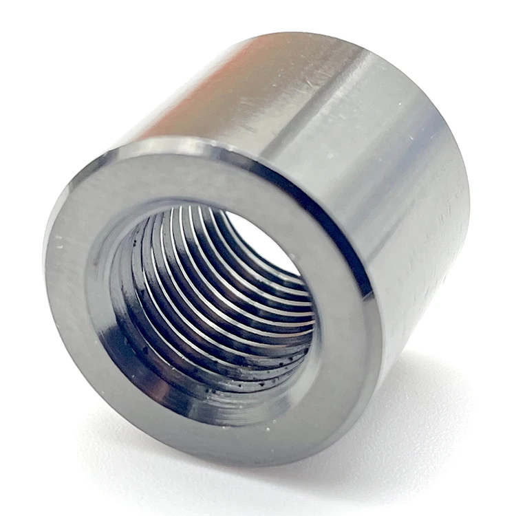 Нержавеющая сталь/алюминий/латунь круглый цилиндр гайка