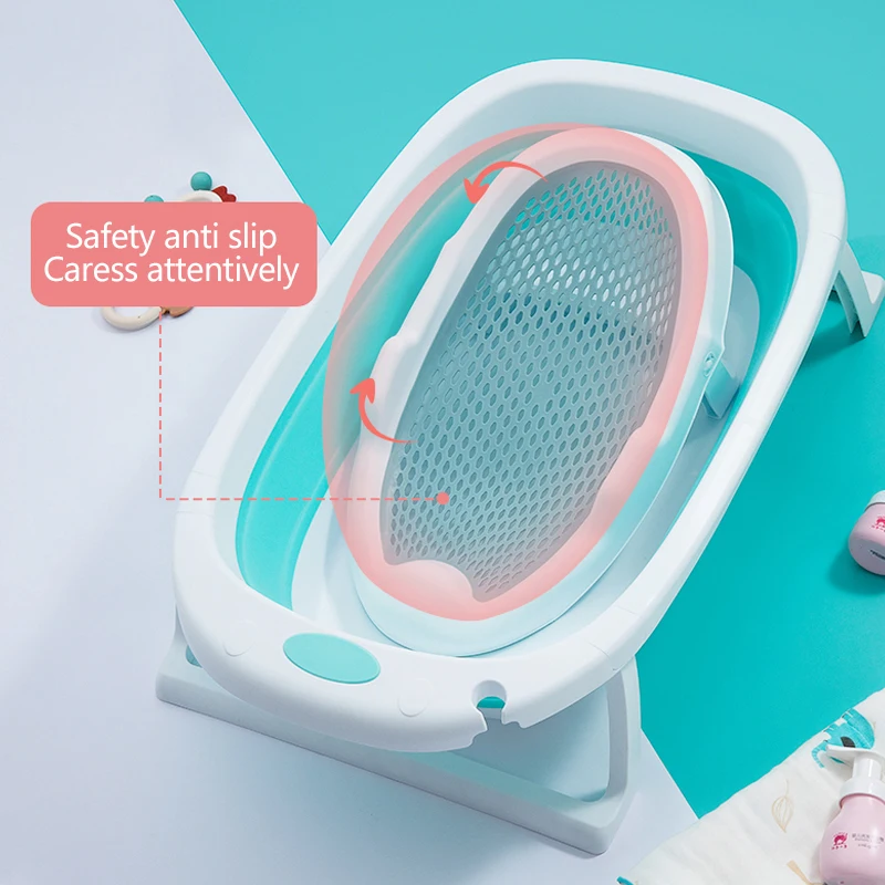 Модная Портативная мягкая удобная стойка для ванны для новорожденных
