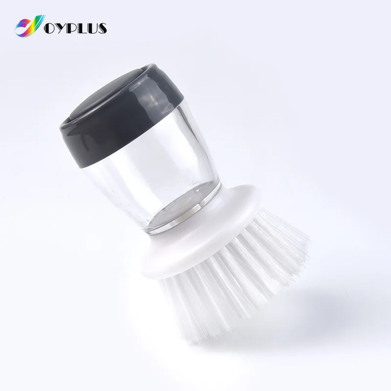 Hot Sale Palm Washing Kitchen Soap Dispensing Scrubber Cleaning Brush Dish Brush