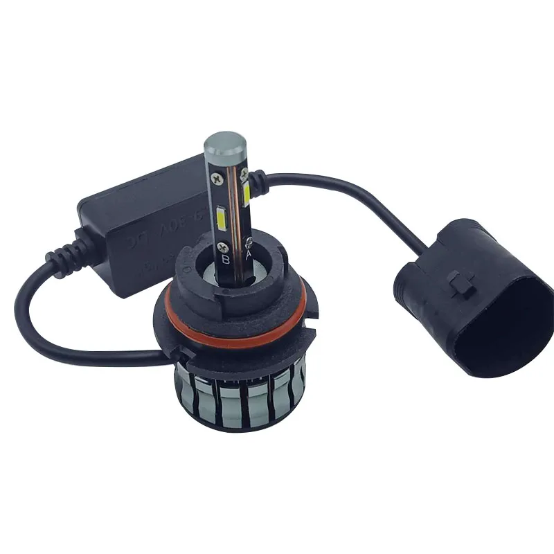 QIDEWIN Car light system 4sides CSP high low beam 52W 6000LM 12 Volt H3 H4 H7 T5M Led Headlight LED headlight