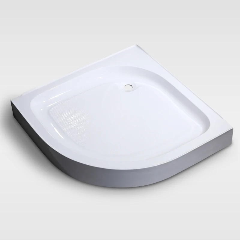 Hot sale acrylic shower tray 70x70 with corner installation