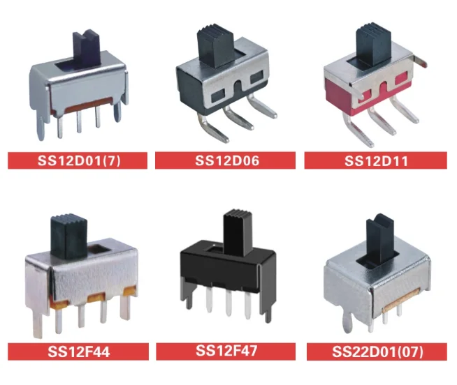  2P3T 8 pin defond 3 позиции Малый pcb ползунковый