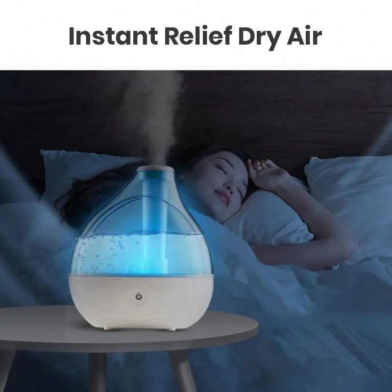 New Design Professional 1.5l Humidifier Bpa Free Humidifier Bedroom Hotel Baby Humidifier