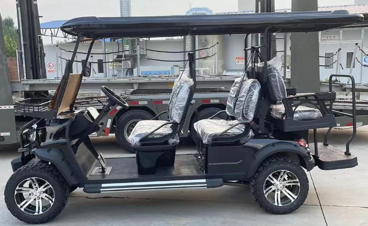 WELIFTRICH  4+2seater  6 seater electric golf cart for sale front disc brake front independent suspension