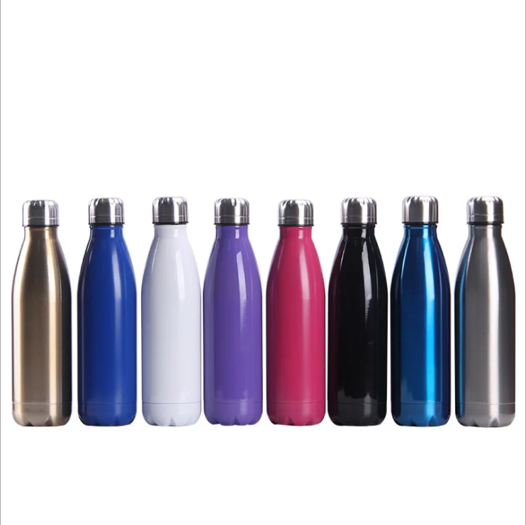 Hot Selling Vacuum Insulated Double Wall Stainless Steel Cola Bottle