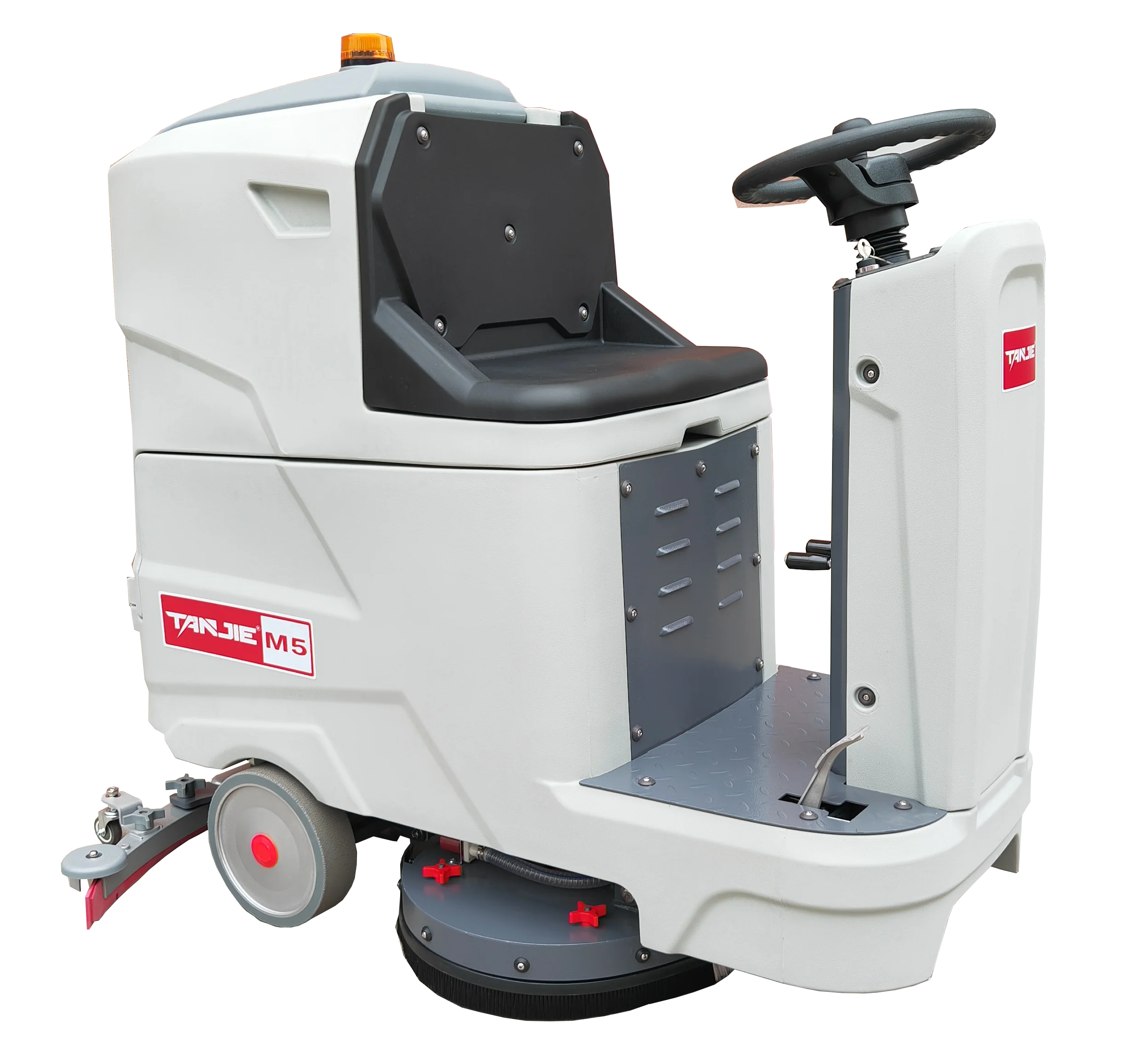 Ride-On Driving Floor Scrubber Dryer Battery-Powered Commercial Sweeper Cleaning Equipment Ride-On Auto Floor Scrubber Machine