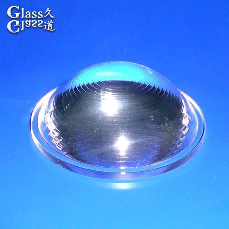 Pyrex optical aspheric led diffuser lens for high bay lighting