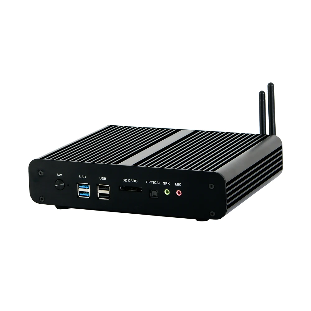  Игровой ПК Nuc без вентилятора мини-компьютер Core i7 8565U/7560U i5 8250U/7260U 2 * DDR4 M.2 + Msata 5 'SATA 4K HTPC Nettop