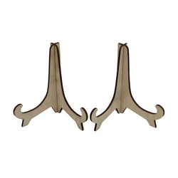 New Arrival easel stand lightweight practical plate holder for home weddings birthday Wooden easel holder