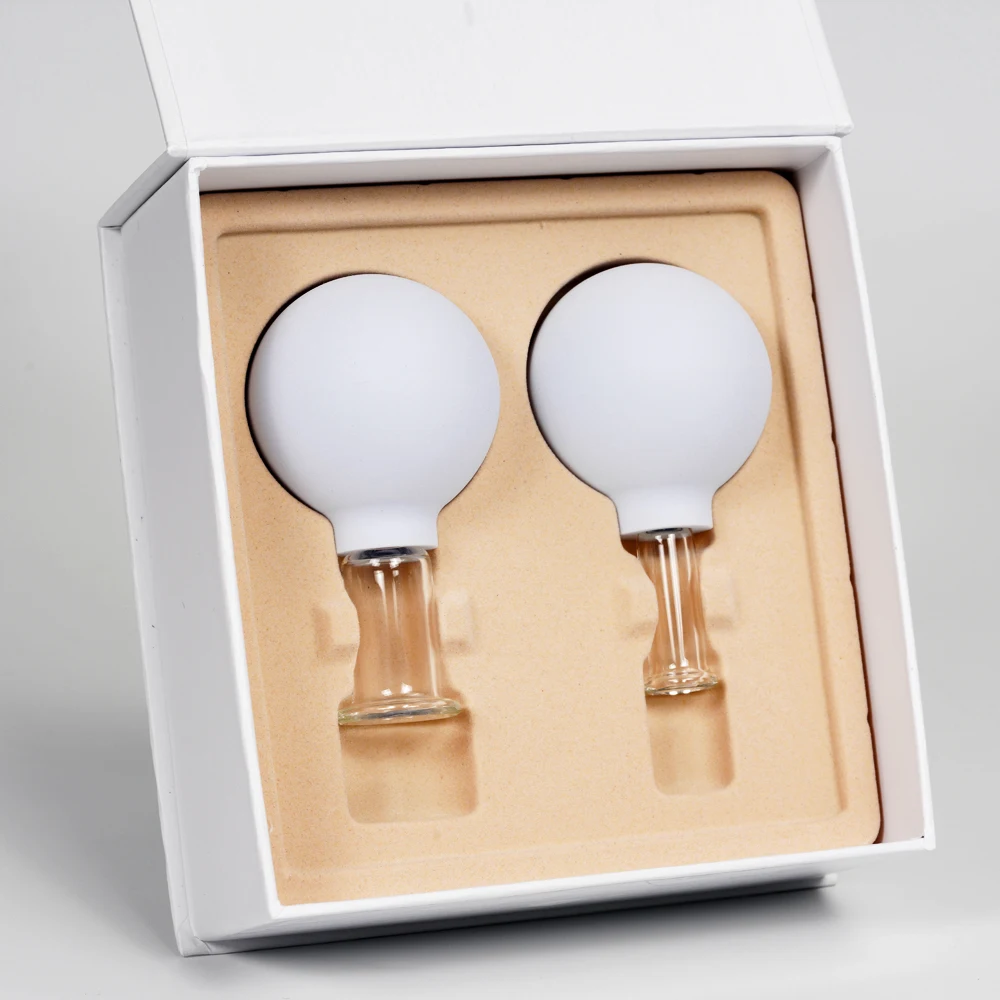 New Arrival!!  Set of 2 anti cellulite cup vacuum cupping massage facial suction cups therapy set