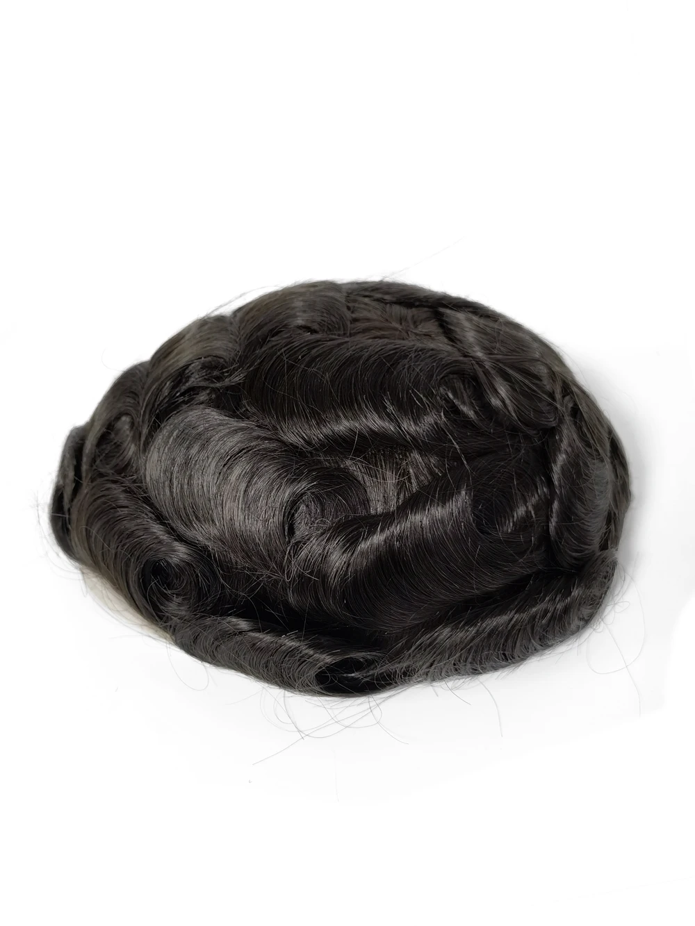 Ready Stock VER  Base Mono Lace Swiss Lace Human Hair Men Toupee Hair Piece On Sell