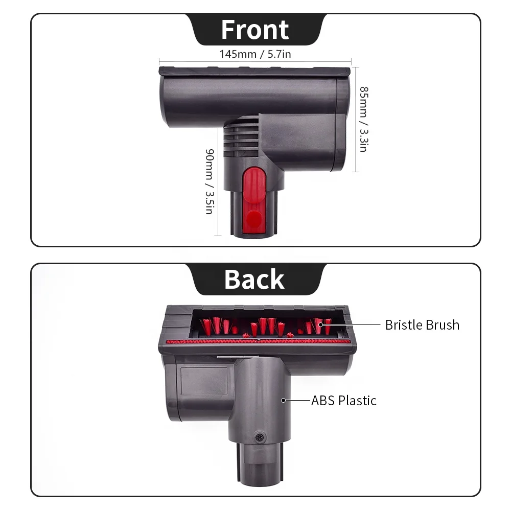 V7 V8 V10 V11 V15 Electric Mop Brush Head for Dysons Cordless Vacuum Cleaner Household Replacement Parts Made of Plastic