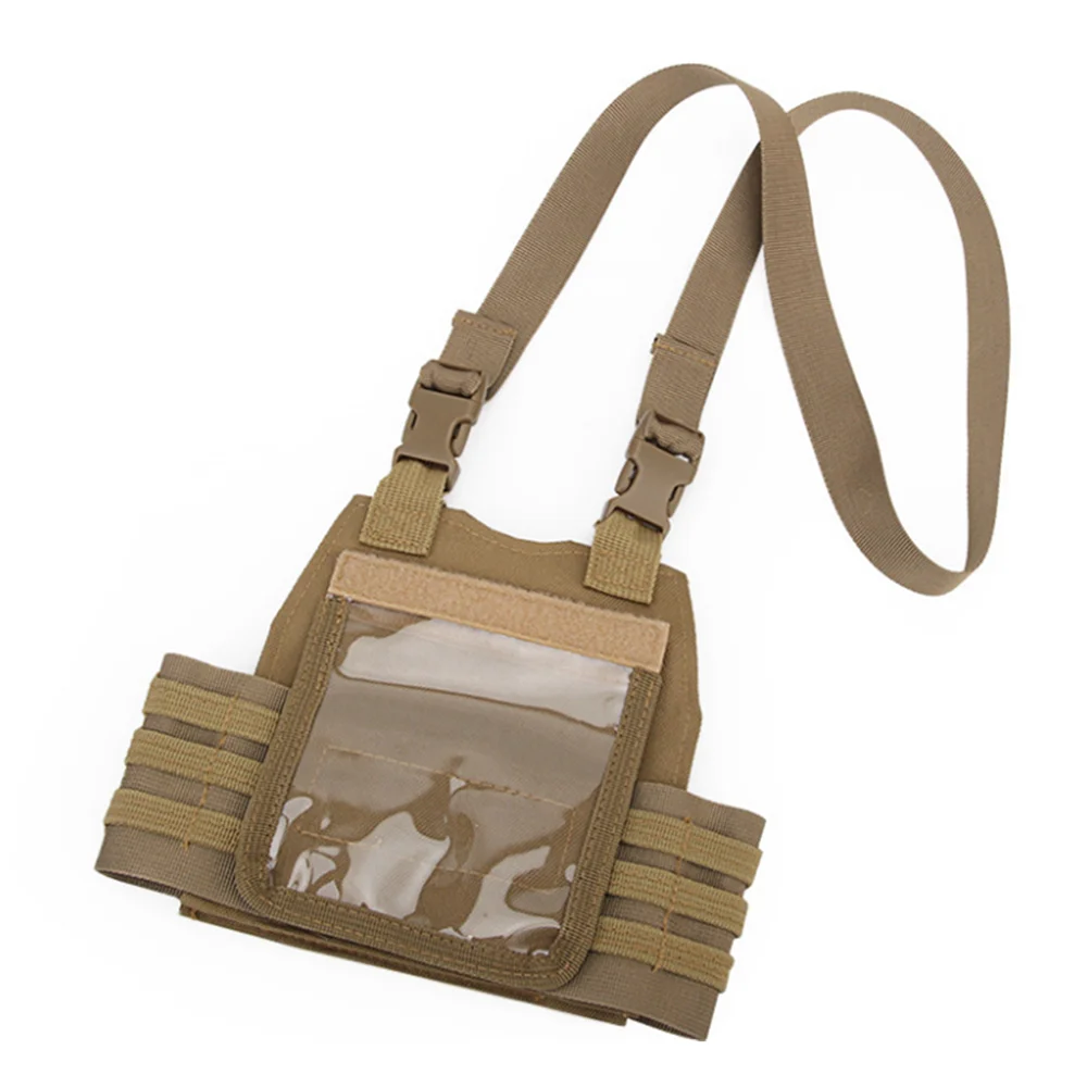 Fan Chest Molle Wallet EDC Pouch Passport Holder Tactical ID Card Holder