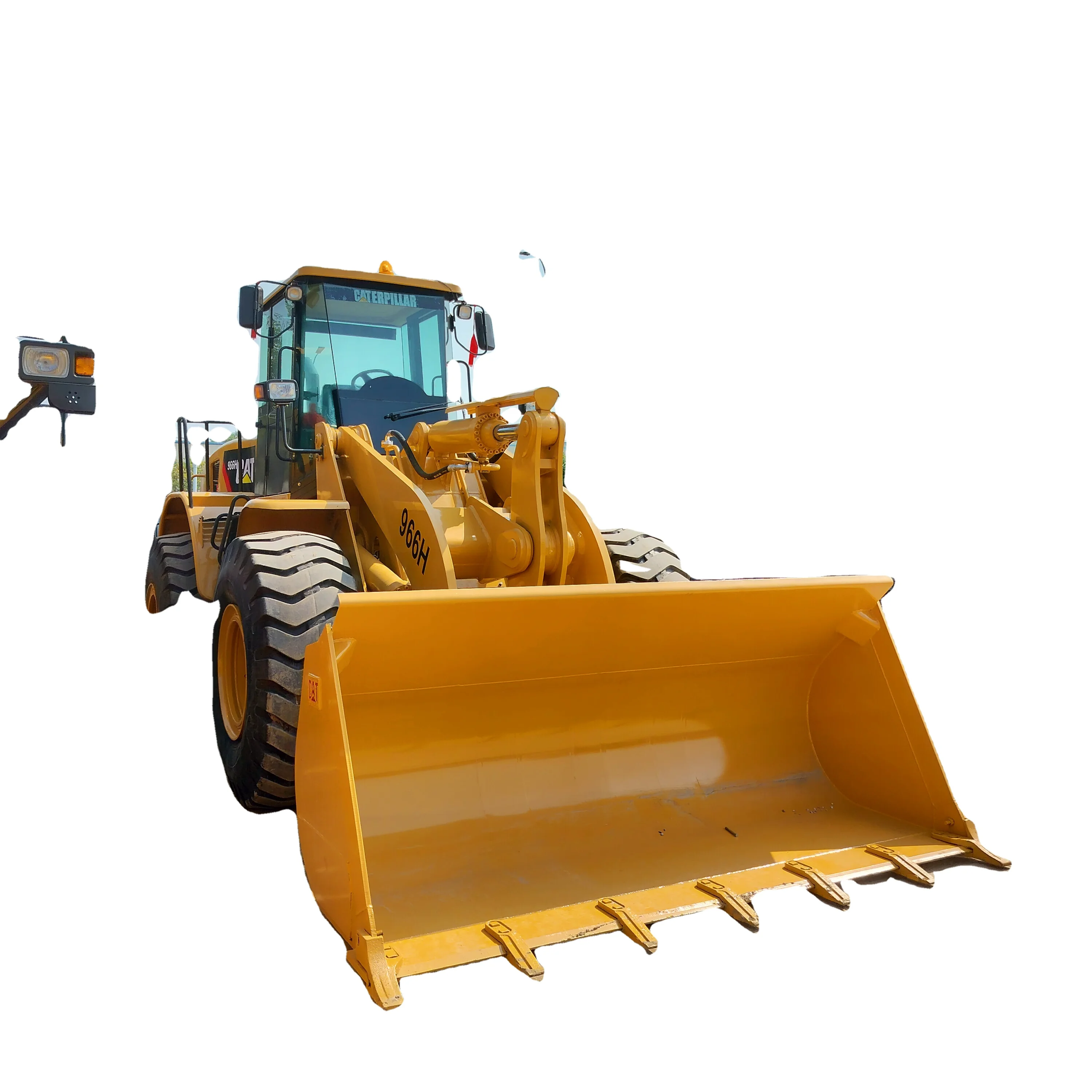 Подержанный погрузчик cat966H для продажи тонна 6 большой в наличии