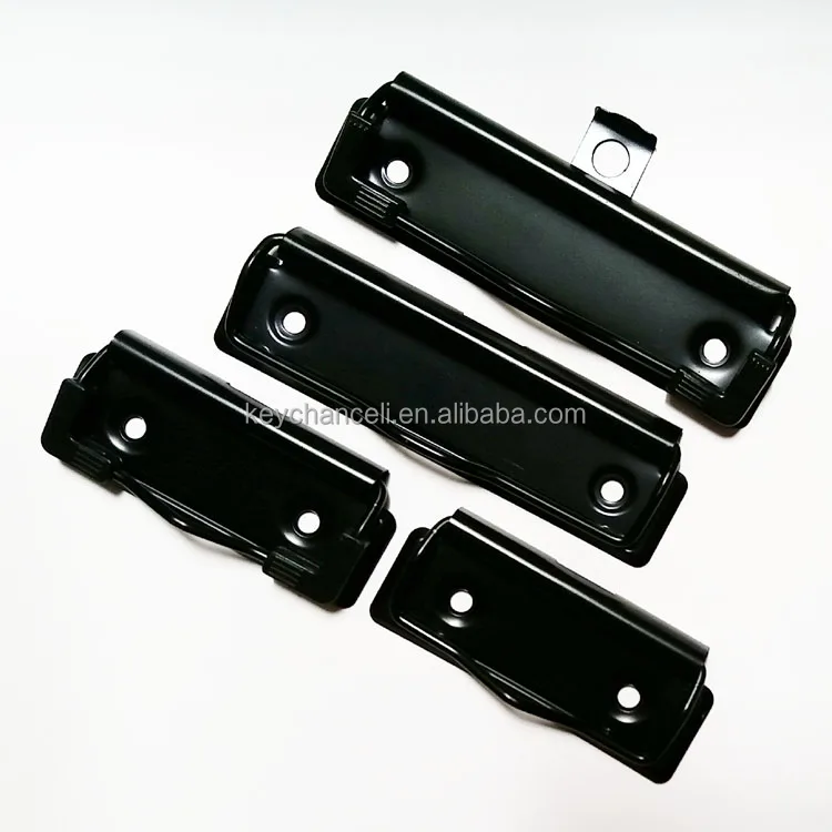 120mm matte black binder clip flat metal clipboard clip for notebook paper file folder