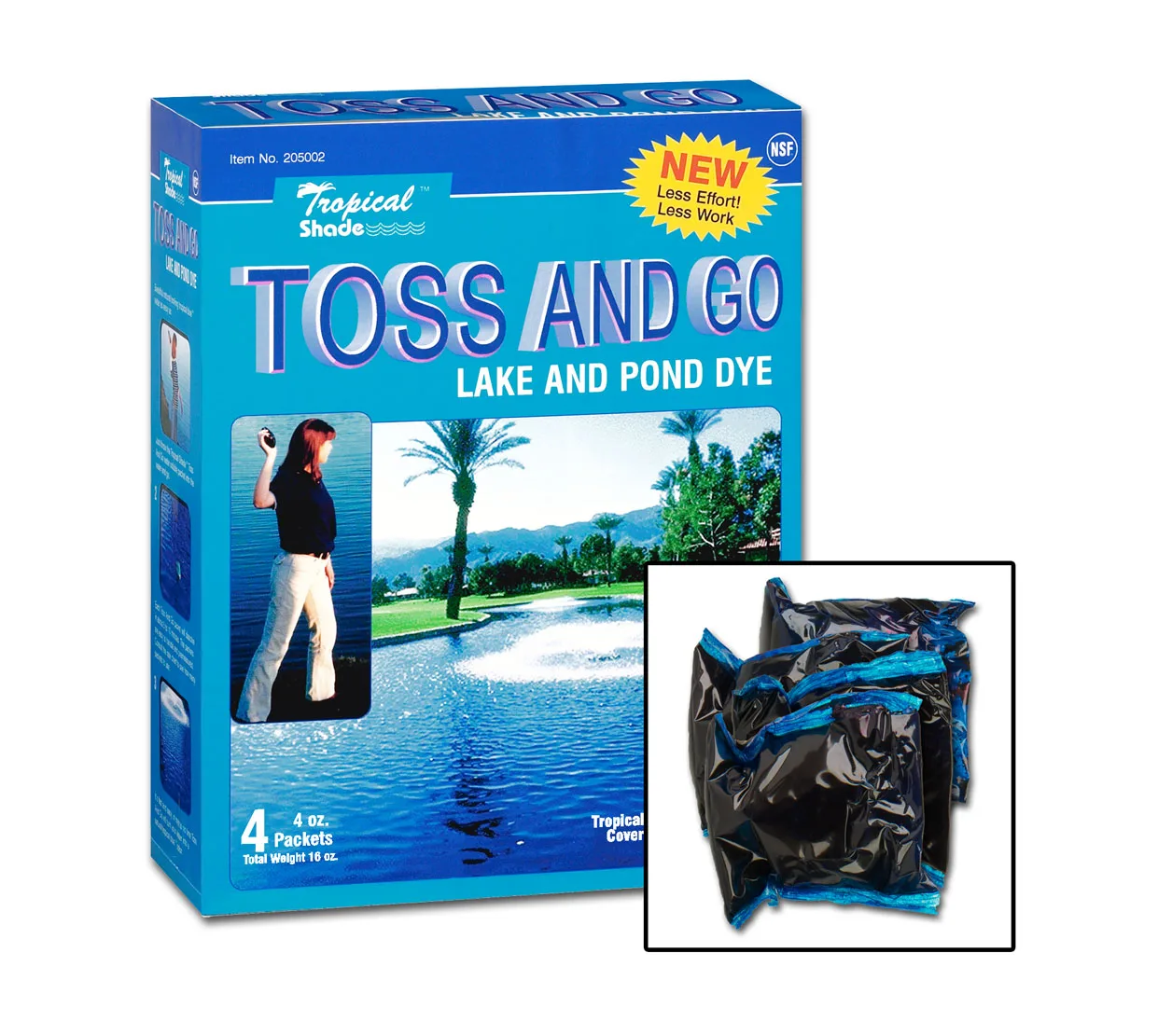 
Lake and Pond Dye Black Toss & Go High Quality With Wide CoverageBlack Lake and Pond Dye 