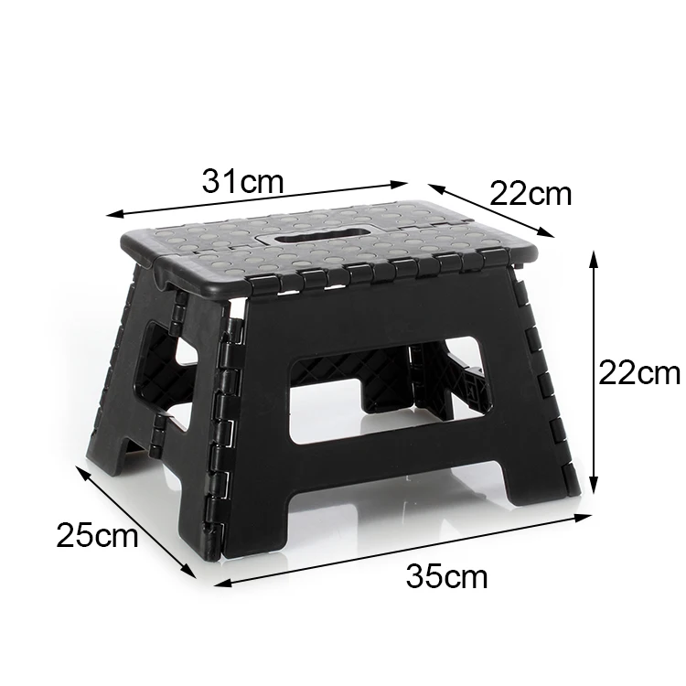 2021 Portable Plastic Folding High PP Material Outdoor Children Kids Seat Foldable Small Fishing Foot Step Stool