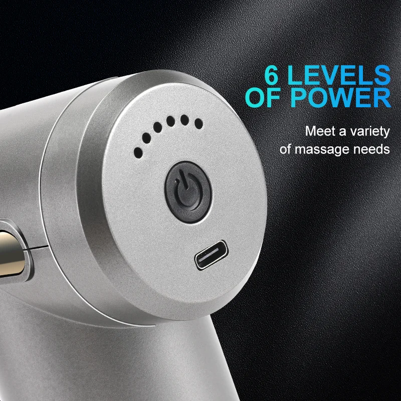 Wholesale Multifunction 4 head health care massage gun rechargeable electric facial massager