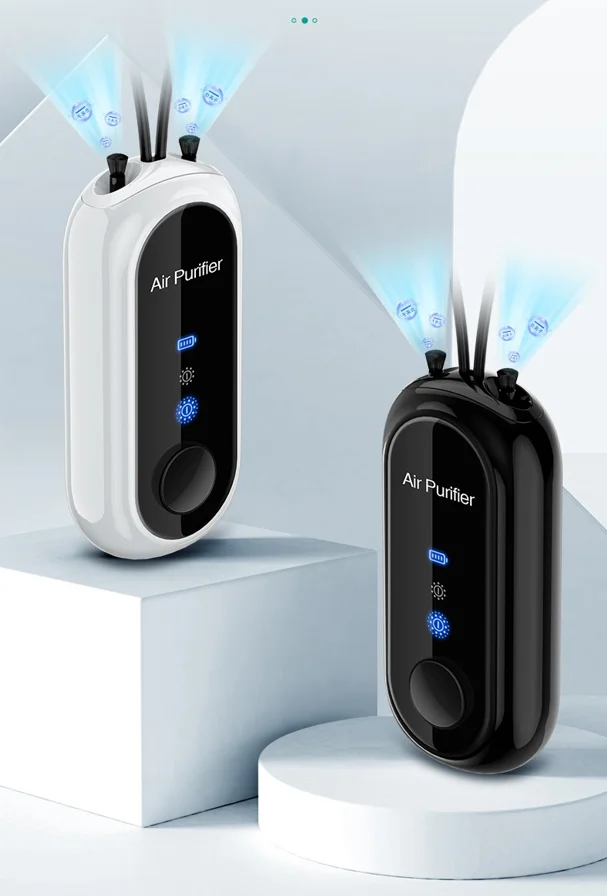 Wireless clip negative ion Anion freshener ions necklace sterilization usb Wearable Hanging Neck Type Anion Air Purifier