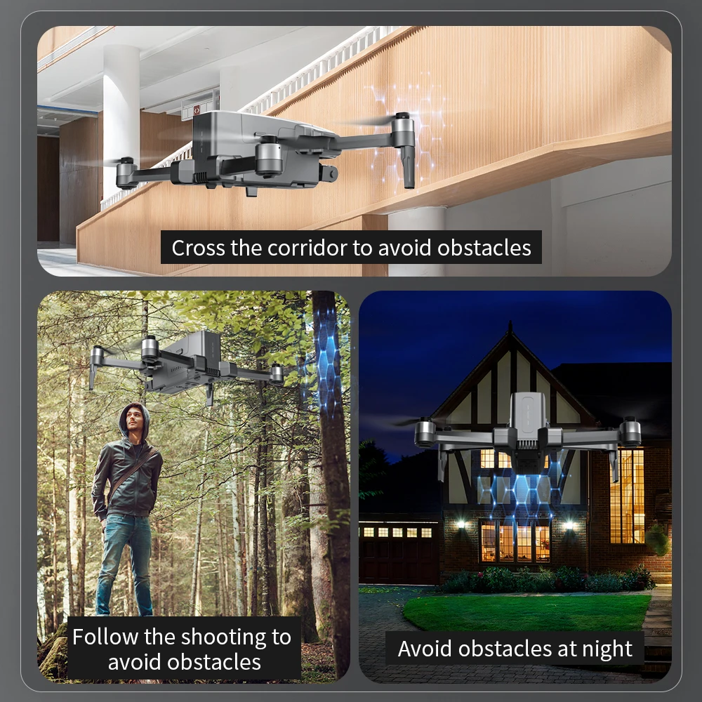 Ибо SJRC F22S 4K PRO F22 GPS Drone 2 Ось Gimbal Двухъядерный Intel HD камера 3 5 км RC Квадрокоптер Радиоуправляемый Дрон