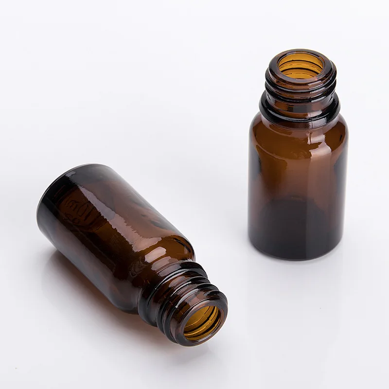 Cosmetic Packaging 10ml 20ml 30ml 50ml Amber Empty Essential Oil Bottle Small Vial Glass Dropper Bottle